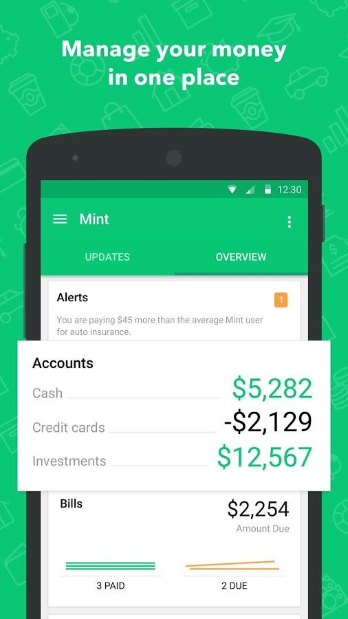 Mint trên thiết bị Android