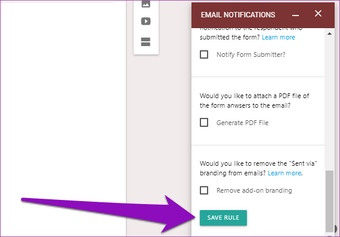 Nhận phản hồi của Google Forms trong Email 011