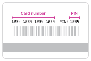 đổi mã thẻ Walmart Gift của bạn bằng số thẻ và mã PIN