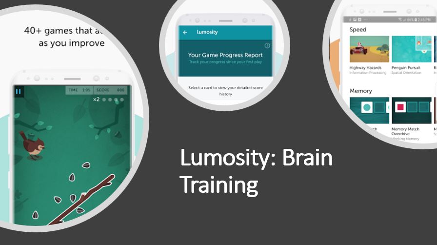 Ứng dụng trò chơi đào tạo não Lumosity cho Android