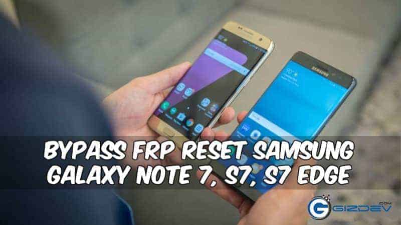 Đặt lại FRP Galaxy Note 7
