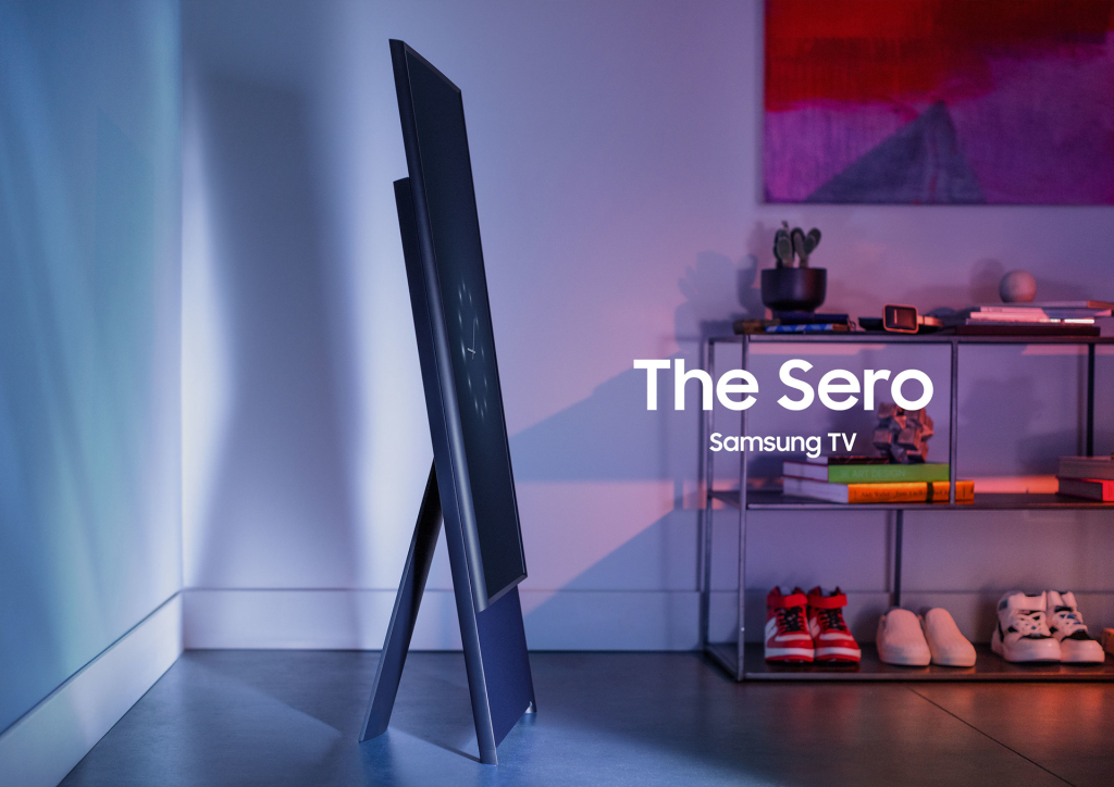 TV Sero của Samsung bật trục của chính nó và trở thành một loại điện thoại thông minh khổng lồ (Phát lại: Samsung)