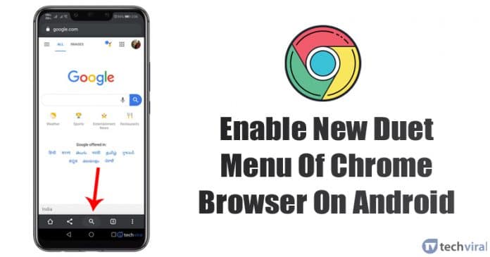 Cách bật Menu song ca mới của trình duyệt Chrome trên Android
