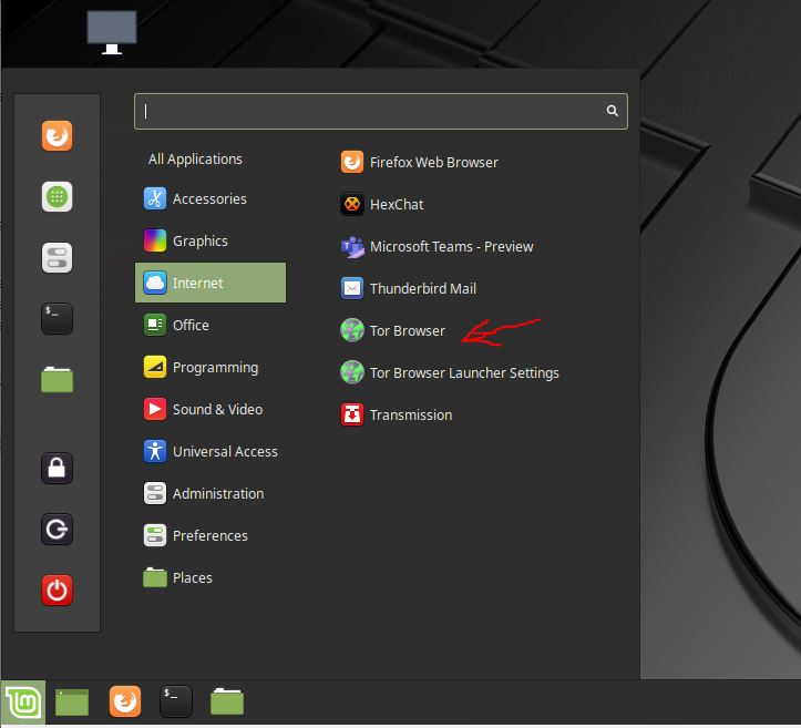 linux mint tor browser hydra2web