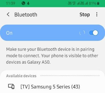 Cách khắc phục Samsung Galaxy Sự cố Bluetooth A50