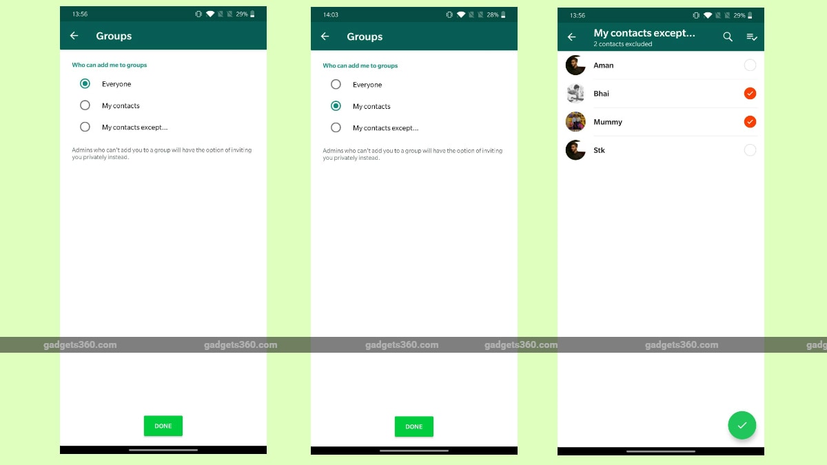 WhatsApp nhóm bảo mật Android WhatsApp cho Android