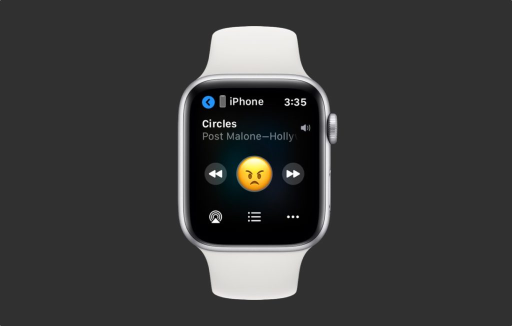 Apple Watch  Điều khiển âm nhạc gây phiền nhiễu