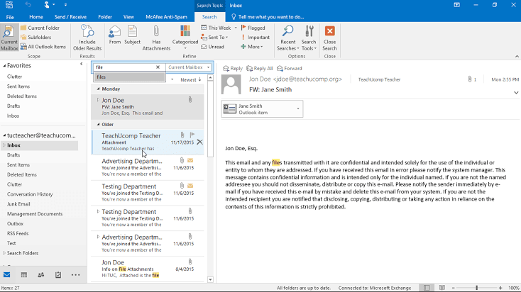 Cách nhập Windows Email trực tiếp đến Outlook