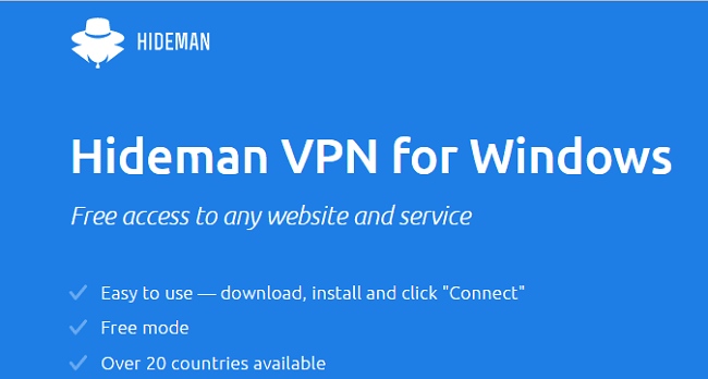 Đánh giá VPN Hideman