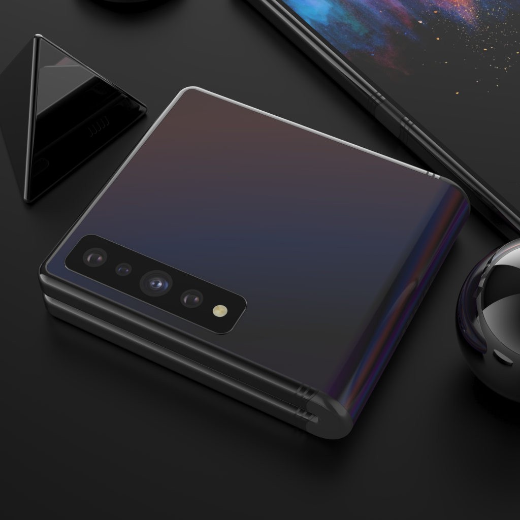 Galaxy Fold 2  nên mang thiết kế tương tự Motorola Razr 2019 (Phát lại: ZoneofTech)