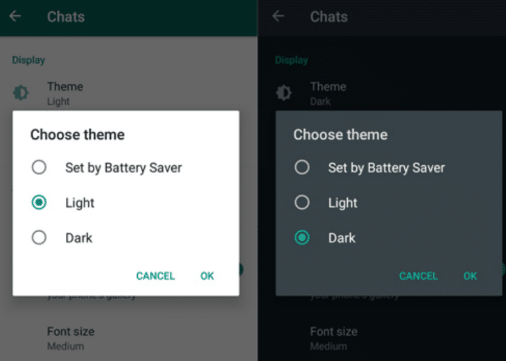Bật Chế độ tối trên WhatsApp cho Android - Các bước đơn giản
