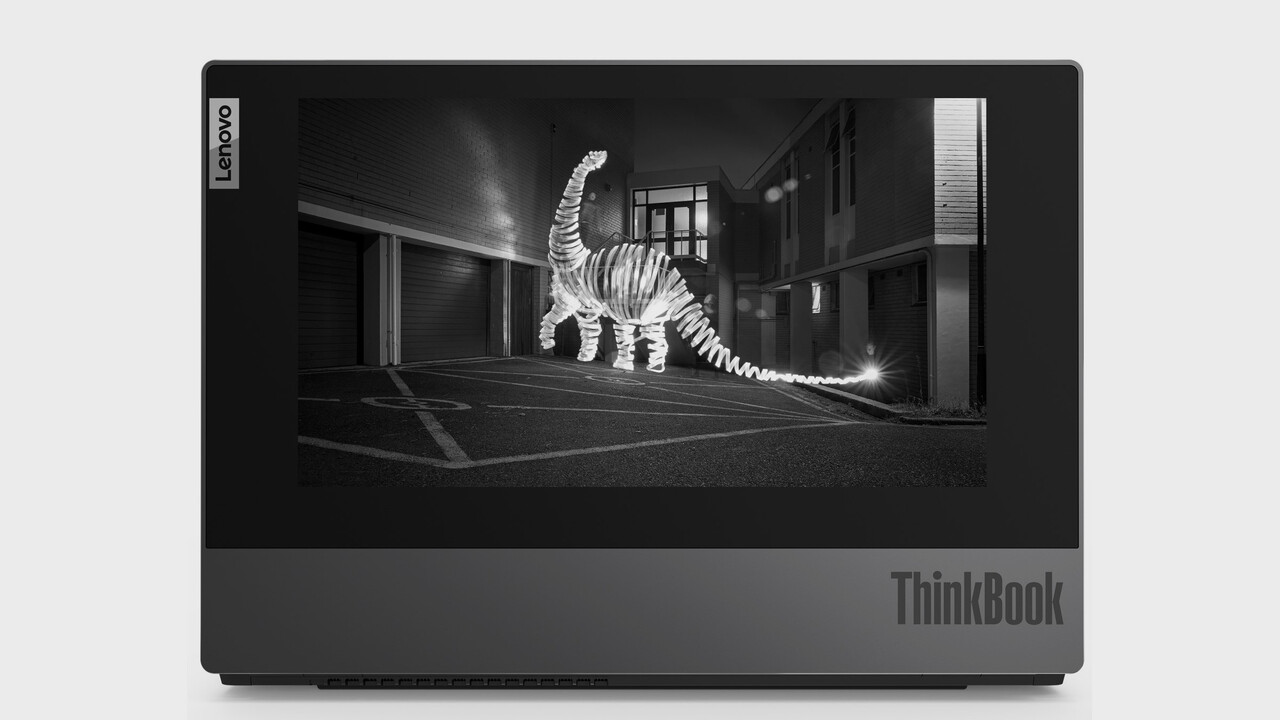 Lenovo ThinkBook Plus: Máy tính xách tay có màn hình e-ink trên nắp