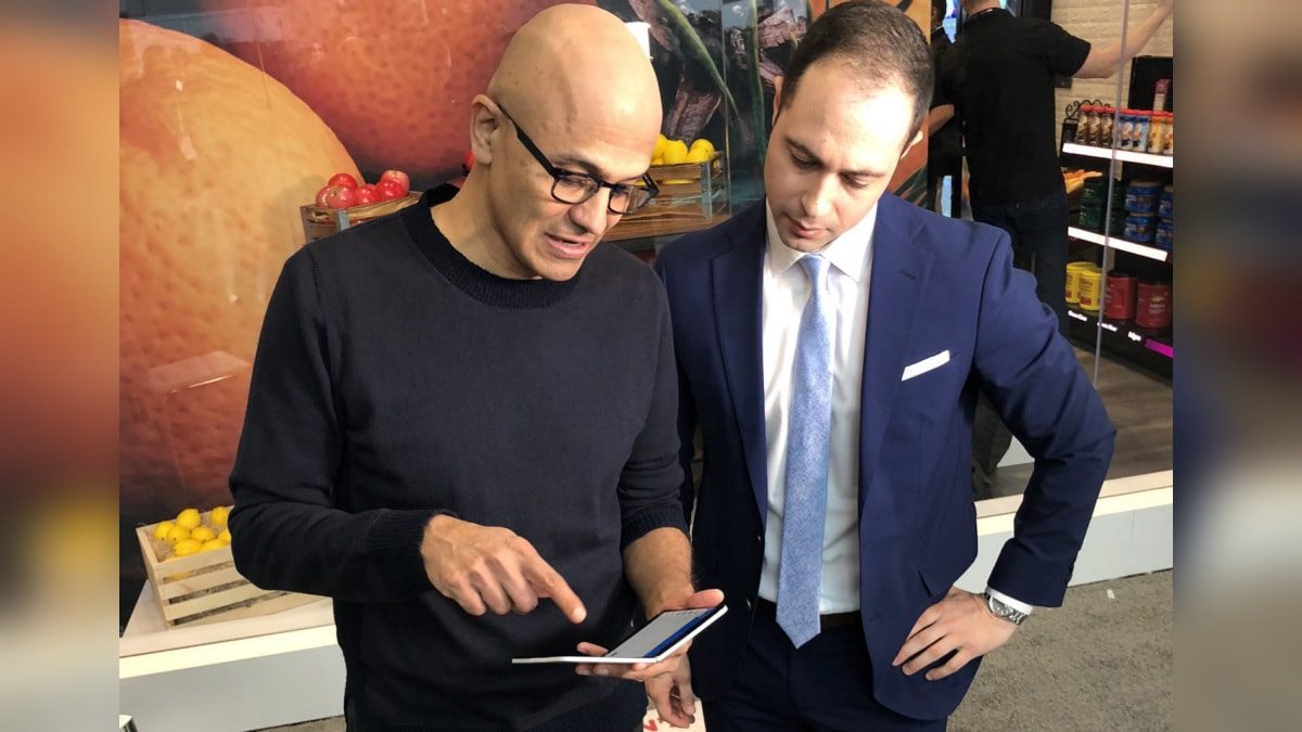 Microsoft Surface Duo Spotted in the Hands of CEO Satya Nadella