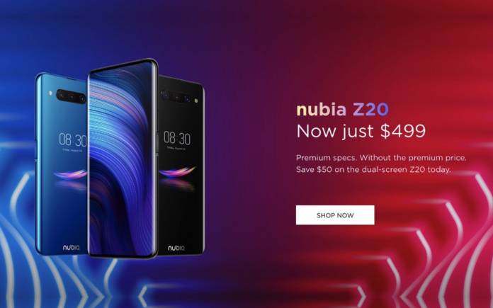 Giá thấp hơn toàn cầu NUBIA Z20