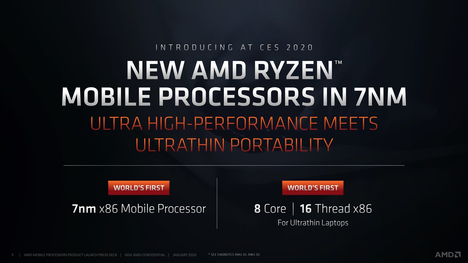 AMD Ryzen 4000U / H được đưa vào Renoir trong 7 nm