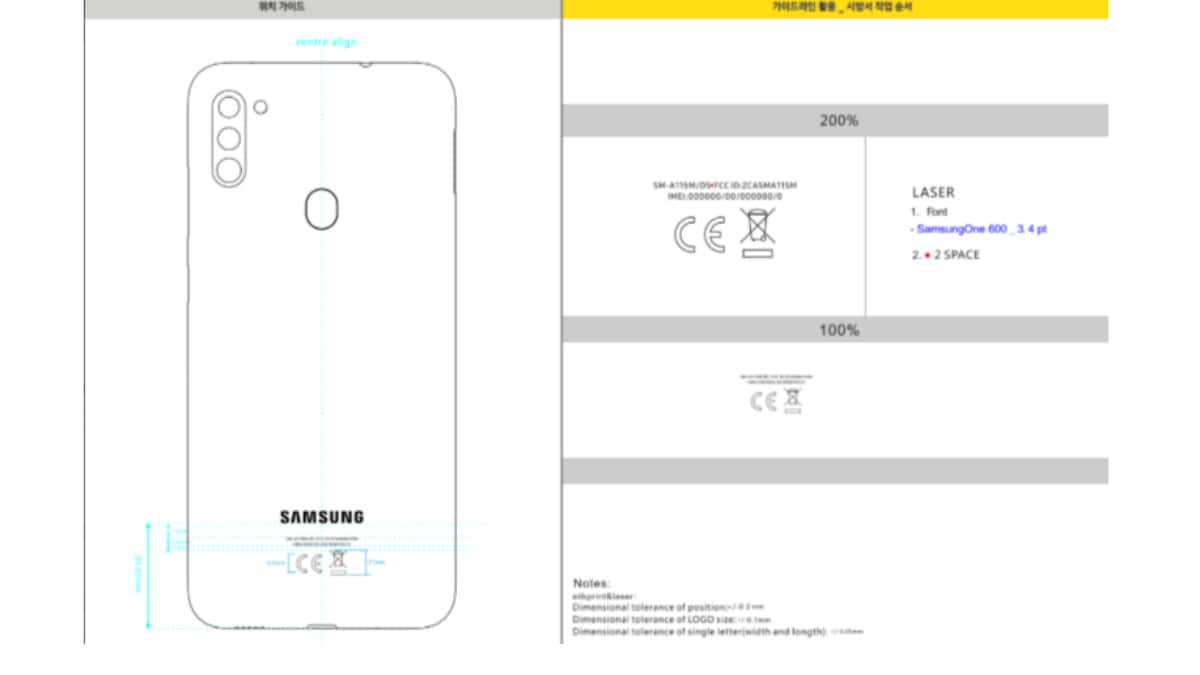 Samsung Galaxy A11 Spotted on US FCC With 4,000mAh Battery, Triple Rear Cameras