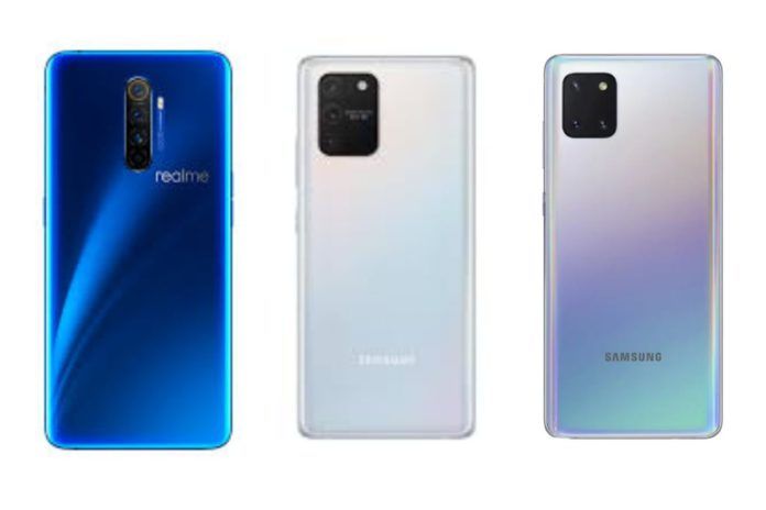 Samsung galaxy s10 lite VS Samsung galaxy note 10 lite VS realme x2 pro