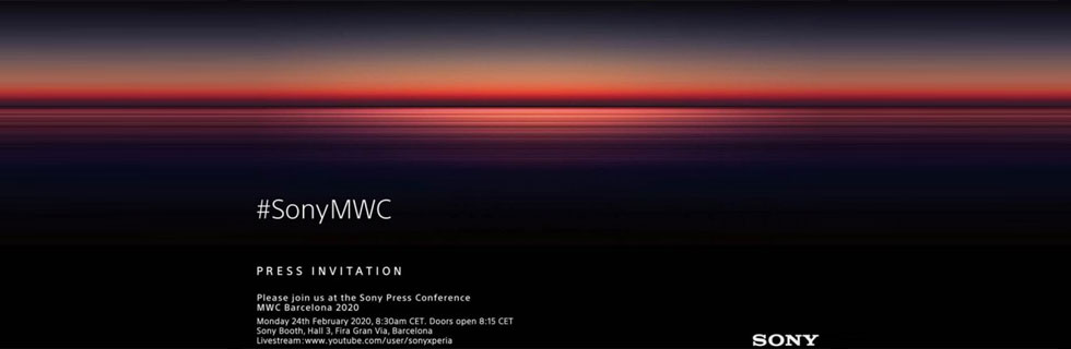 Sự kiện Sony MWC 2020 được lên kế hoạch vào ngày 24 tháng 2