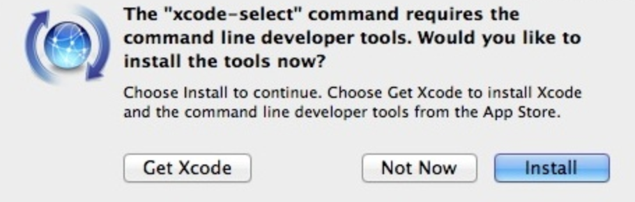 chạy các công cụ dòng lệnh mà không cần Xcode