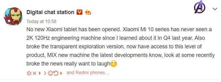 Xiaomi mi 10 full hd
