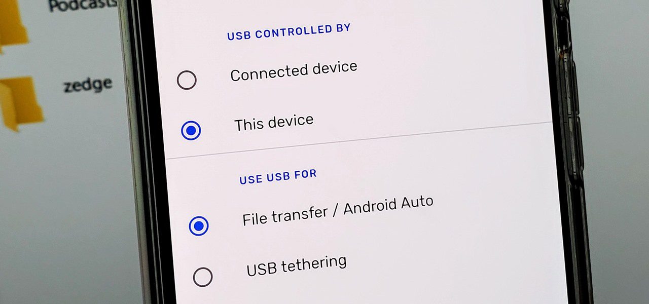 Make the USB Connection on Your Android Phone Default to File Transfer Mode