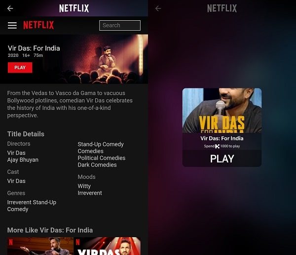 Phát video Netflix trong Rave