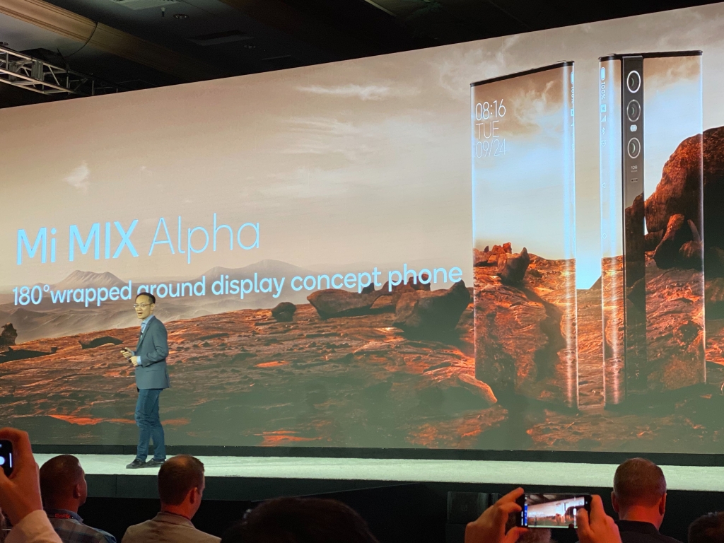 Xiaomi Mi Alpha sẽ có màn hình chiếm 180 ° thân máy điện thoại thông minh