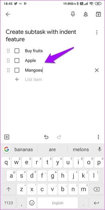 Thủ thuật Google Keep Mẹo 3