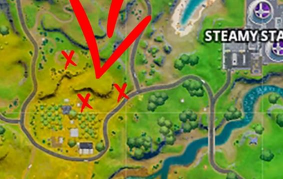 Fortnite  Hidden Gnome Race Track Cabbage patch Farm Sign Location