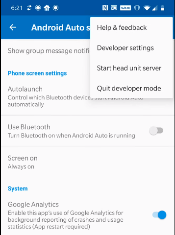 Sử dụng Android Auto trên các thiết bị không pixel