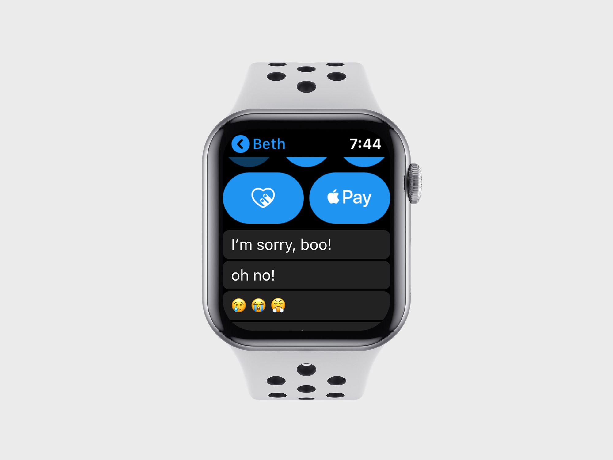 Phản hồi được cá nhân hóa trên Apple Watch
