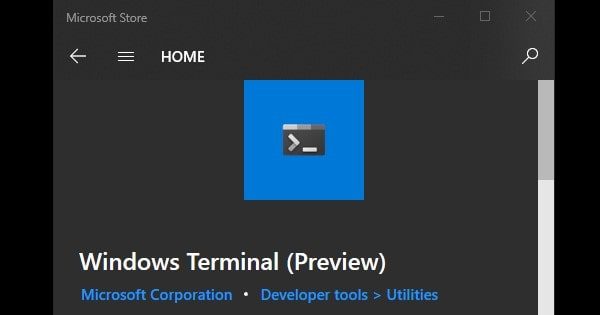 Windows  Thiết bị đầu cuối (Xem trước)