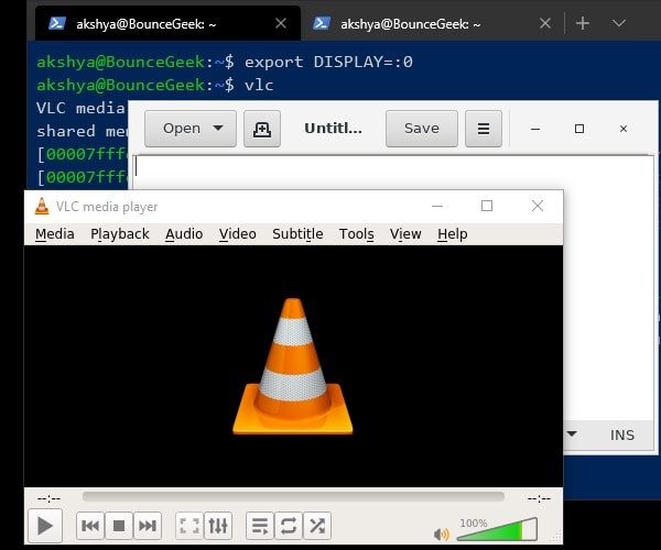 Chạy nhiều chương trình Linux dựa trên GUI trên Windows 10