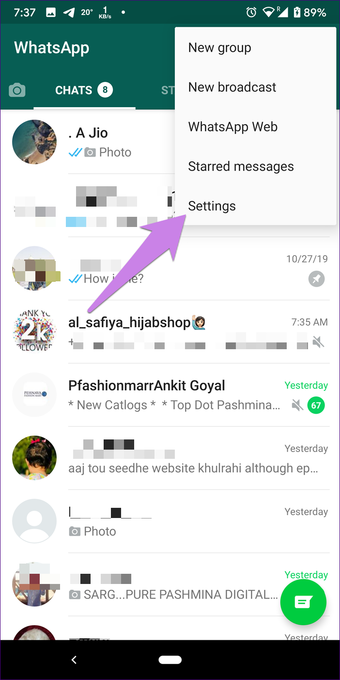Hình ảnh Whatsapp không hiển thị bộ sưu tập trên iphone android 2