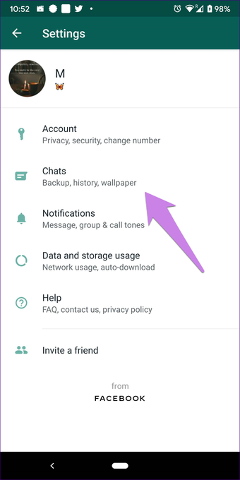 Hình ảnh Whatsapp không hiển thị bộ sưu tập trên iphone android 3