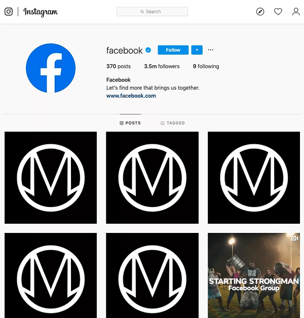 Facebookchính thức Instagram Tài khoản bị tấn công