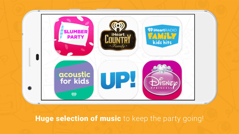 iHeartRadio Family - ứng dụng Disney tốt nhất