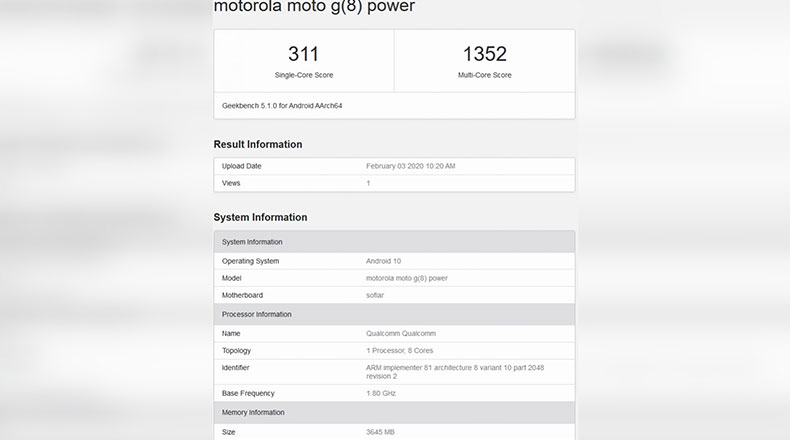 Điện thoại Motorola Moto G8 2