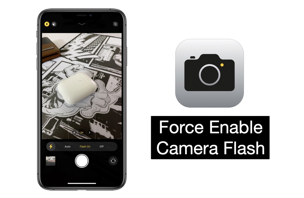 Buộc bật camera flash iPhone