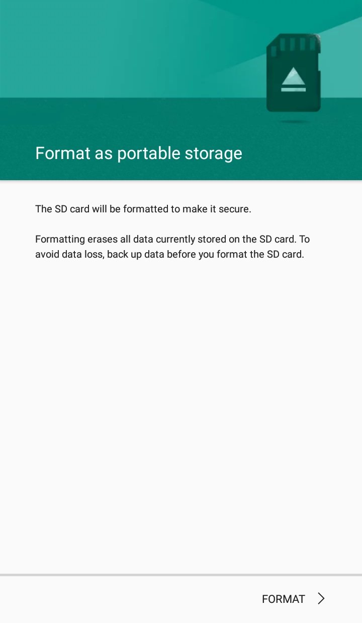 Cách sử dụng thẻ SD trên Android - Thiết lập thẻ SD