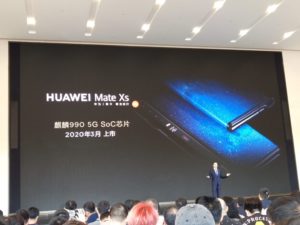 Huawei Mate Xs sẽ được phát hành trong năm nay