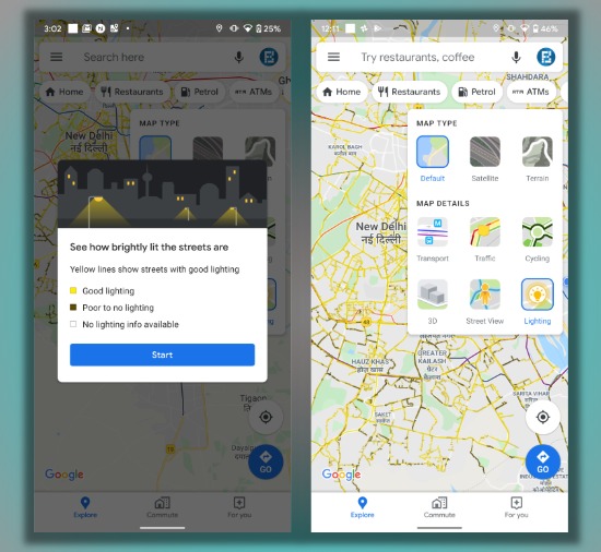 Peta Google 4 Fitur Tersembunyi Mode Ringan