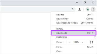 Chrome Nonaktifkan Download rak 7