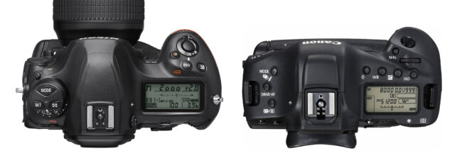 Nikon D6 vs Canon 1D X Mark III hàng đầu