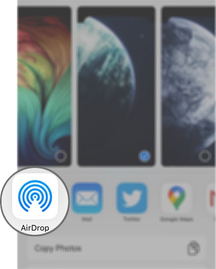 chuyển ảnh từ iphone sang macbook airdrop