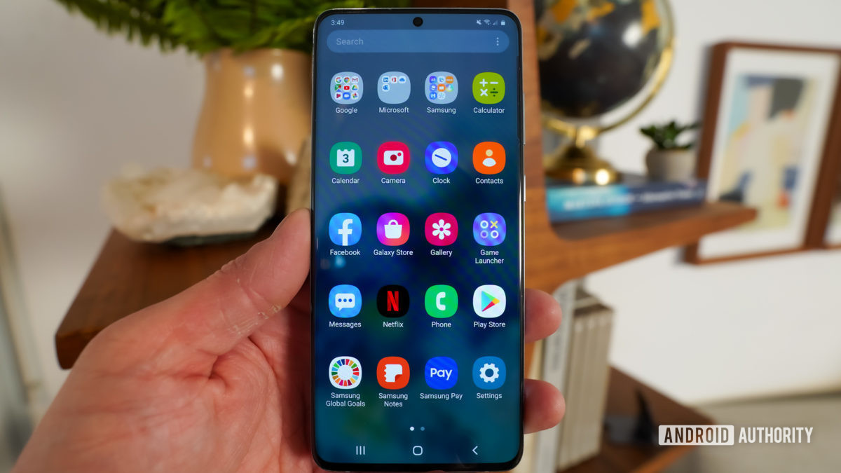 Samsung Galaxy Giao diện người dùng S20 Android 10 2