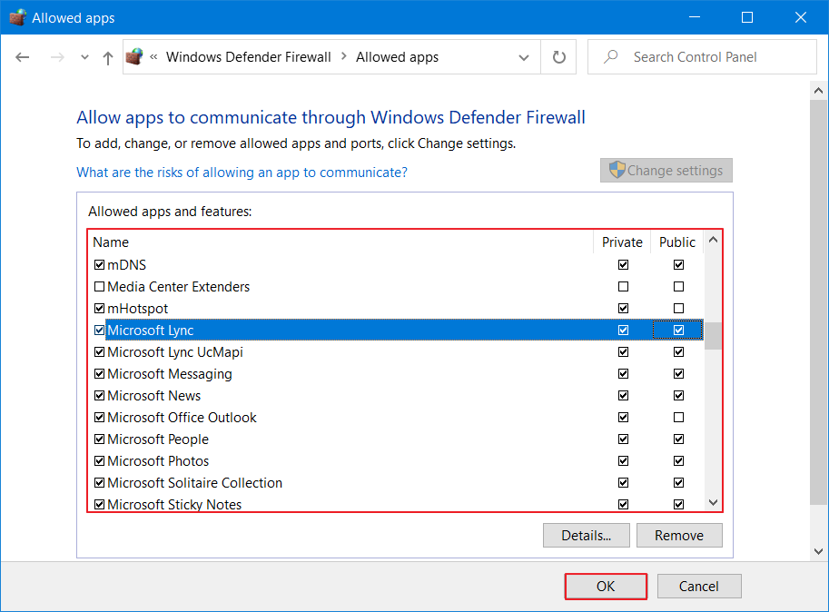 Windows  Tường lửa đã chặn một số tính năng của chương trình này - Cho phép 4