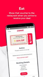 Crave: Ưu đãi & Giảm giá trực tiếp từ các nhà hàng hàng đầu