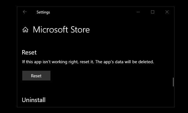 Microsoft Store'u sıfırlayın ve yavaş indirmeleri düzeltin