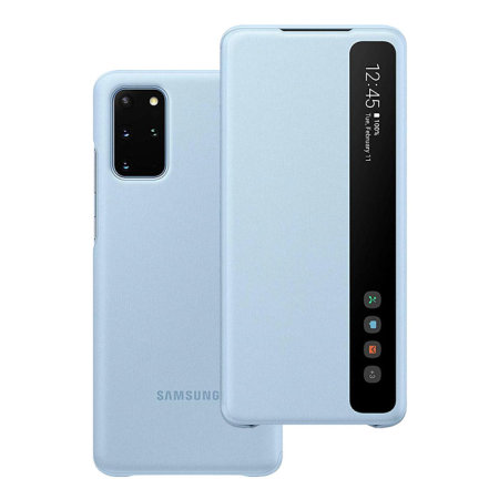 Samsung chính thức Galaxy Ốp lưng S20 Plus Clear View Cover - Sky Blue